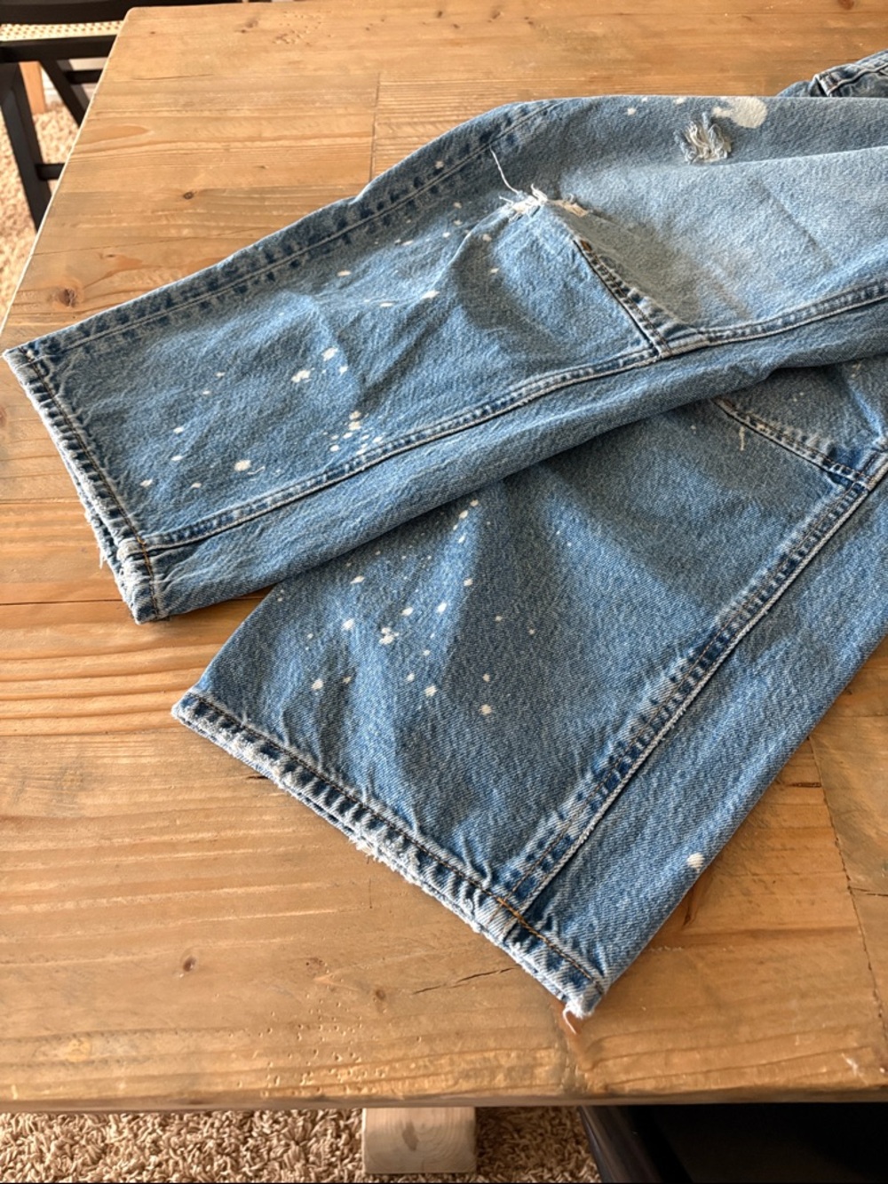 Free People barrel jeans. - Picture 4 of 6